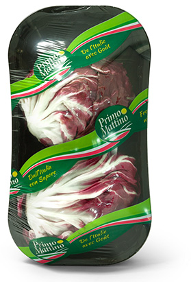 Radicchio rotondo - Vassoio in plastica