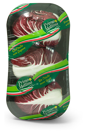Radicchio semilungo - Vassoio in plastica