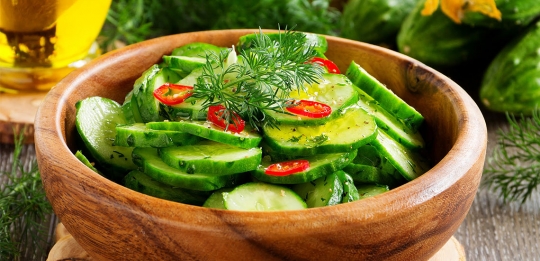 Recipes with cucumbers